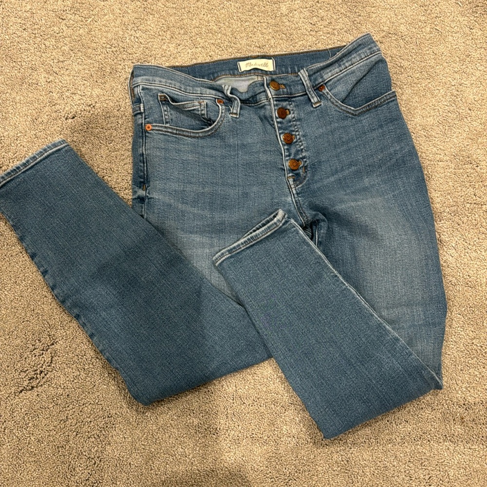Madewell mid rise skinny crop